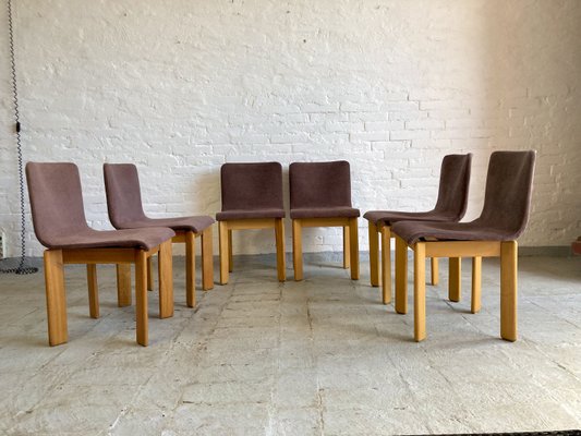 Italian Dining Chairs, 1970s, Set of 6-ZKN-2035587