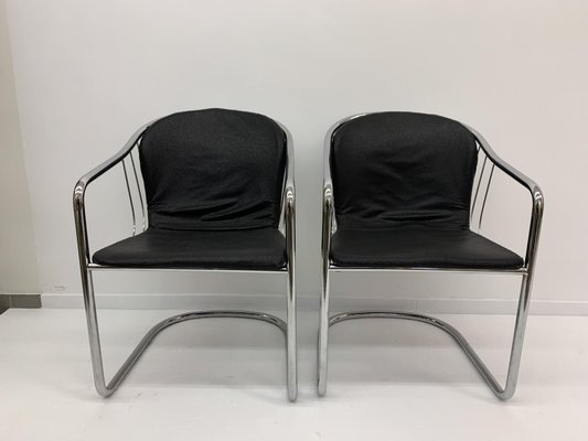 Italian Dining Chairs by Gastone Rinaldi for Fasem, 1980s, Set of 2-BGP-1029932