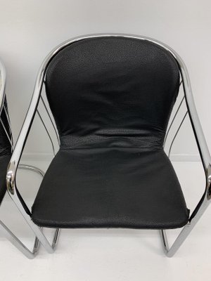 Italian Dining Chairs by Gastone Rinaldi for Fasem, 1980s, Set of 2-BGP-1029932