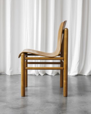 Italian Dining Chairs in Bentwood, 1960s, Set of 4-QAX-1751115