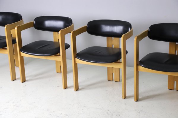 Italian Dining Chairs in the style of Tobia Scarpa, 1970s, Set of 6-DXL-1743393