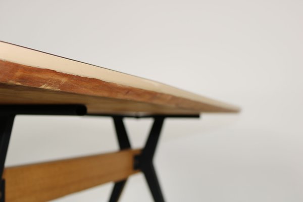 Italian Dining Table by Carlo Ratti for Industria Legni Curvati, 1950s-AA-1703164