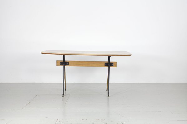 Italian Dining Table by Carlo Ratti for Industria Legni Curvati, 1950s-AA-1703164