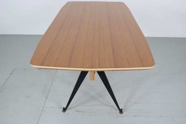 Italian Dining Table by Carlo Ratti for Industria Legni Curvati, 1950s-AA-1703164