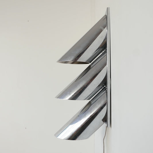 Italian Directional Sconce with 3 Tubes, 1980s