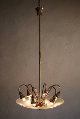 Italian Disc Ceiling Lamp Attributed to Pietro Chiesa, 1950s-MTX-959798