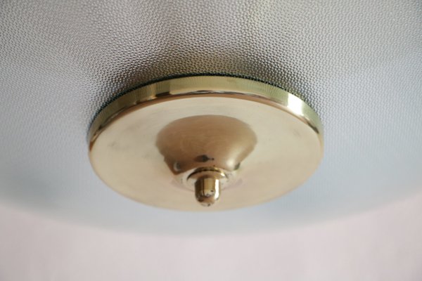 Italian Disc Ceiling Lamp Attributed to Pietro Chiesa, 1950s-MTX-959798