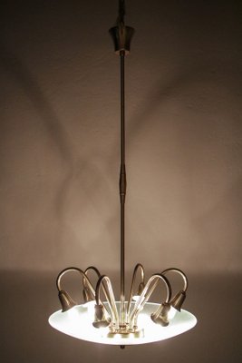 Italian Disc Ceiling Lamp Attributed to Pietro Chiesa, 1950s-MTX-959798