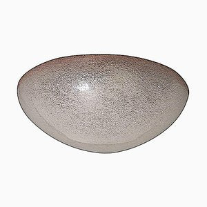 Italian Dome Ceiling Light in Frosted Murano Glass from Mazzega, 1960s-ED-1772381