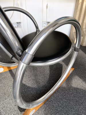 Italian Dondolo Rocking Chair by Verner Panton for Ycami, 1990s-FUE-1442134