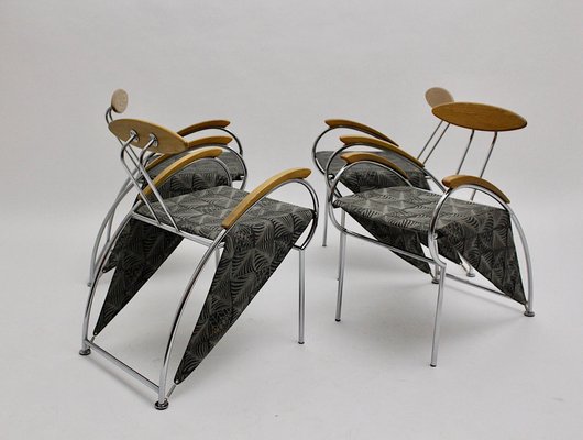 Italian Dynamic Chairs by Massimo Iosa Ghini for Moroso, 1988, Set of 4-NB-1337949