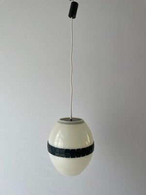 Italian Egg-Shaped Plastic Ceiling Lamp, Italy, 1960s-RDS-1725992