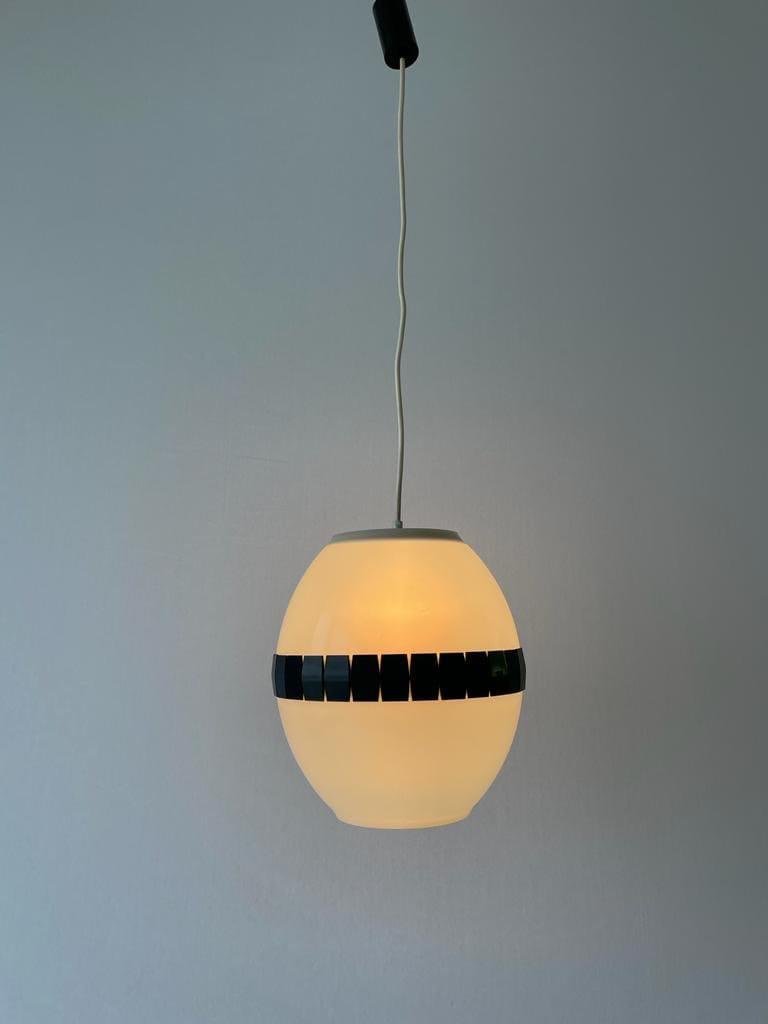 Italian Egg-Shaped Plastic Ceiling Lamp, Italy, 1960s