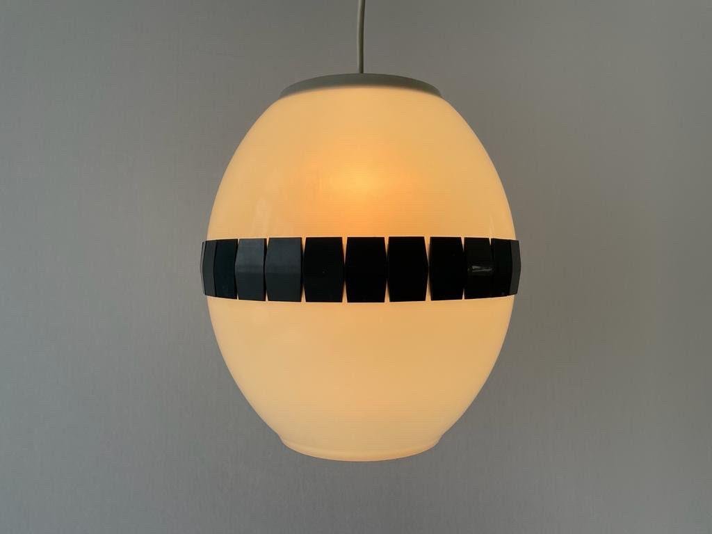 Italian Egg-Shaped Plastic Ceiling Lamp, Italy, 1960s