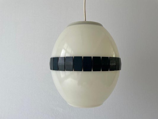 Italian Egg-Shaped Plastic Ceiling Lamp, Italy, 1960s-RDS-1725992