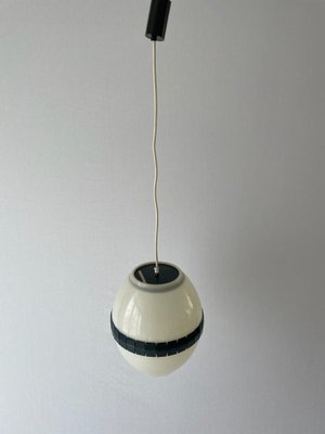 Italian Egg-Shaped Plastic Ceiling Lamp, Italy, 1960s-RDS-1725992