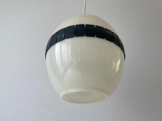 Italian Egg-Shaped Plastic Ceiling Lamp, Italy, 1960s