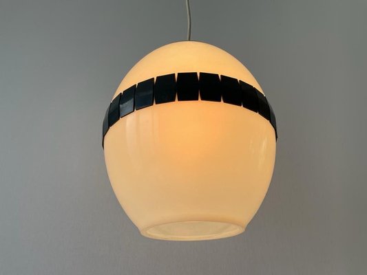 Italian Egg-Shaped Plastic Ceiling Lamp, Italy, 1960s-RDS-1725992