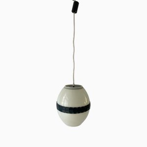 Italian Egg-Shaped Plastic Ceiling Lamp, Italy, 1960s-RDS-1725992