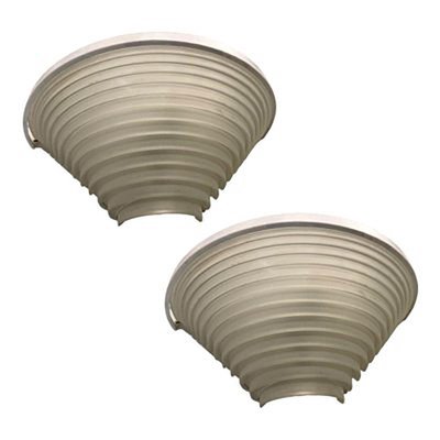 Italian Egisto 38 Wall Lamps attributed to Angelo Mangiarotti for Artemide, 1980s, Set of 2-YUW-1796815