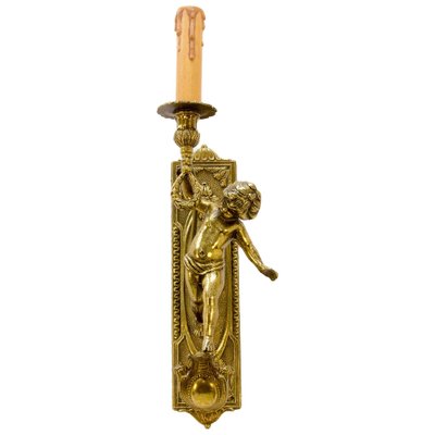 Italian Electrified Cherub Sconce-KEG-1086639