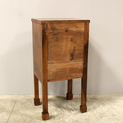 Italian Empire Bedside Table in Walnut-UMS-1822887