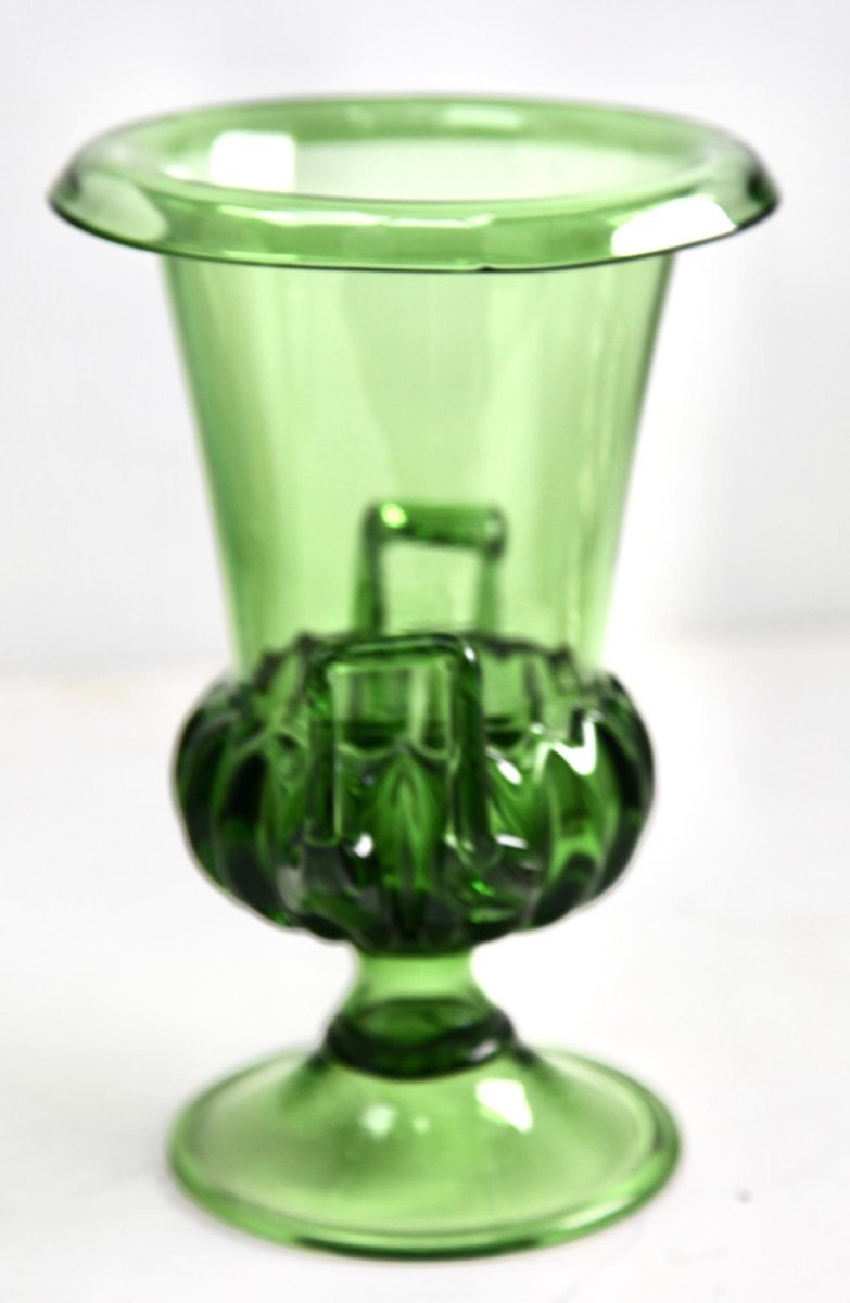 Italian Empoli Vase with Handles, 1960