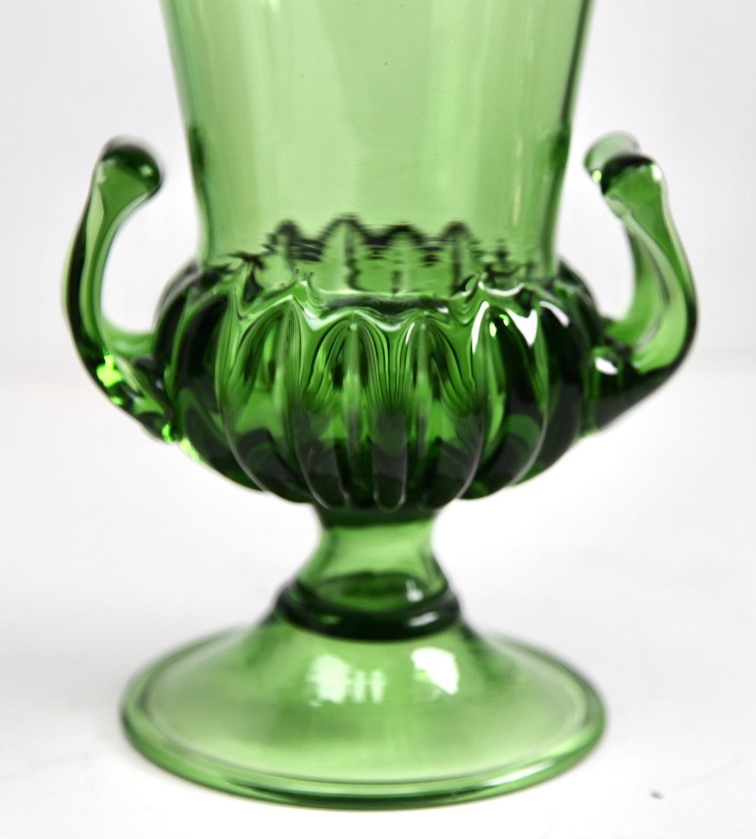 Italian Empoli Vase with Handles, 1960