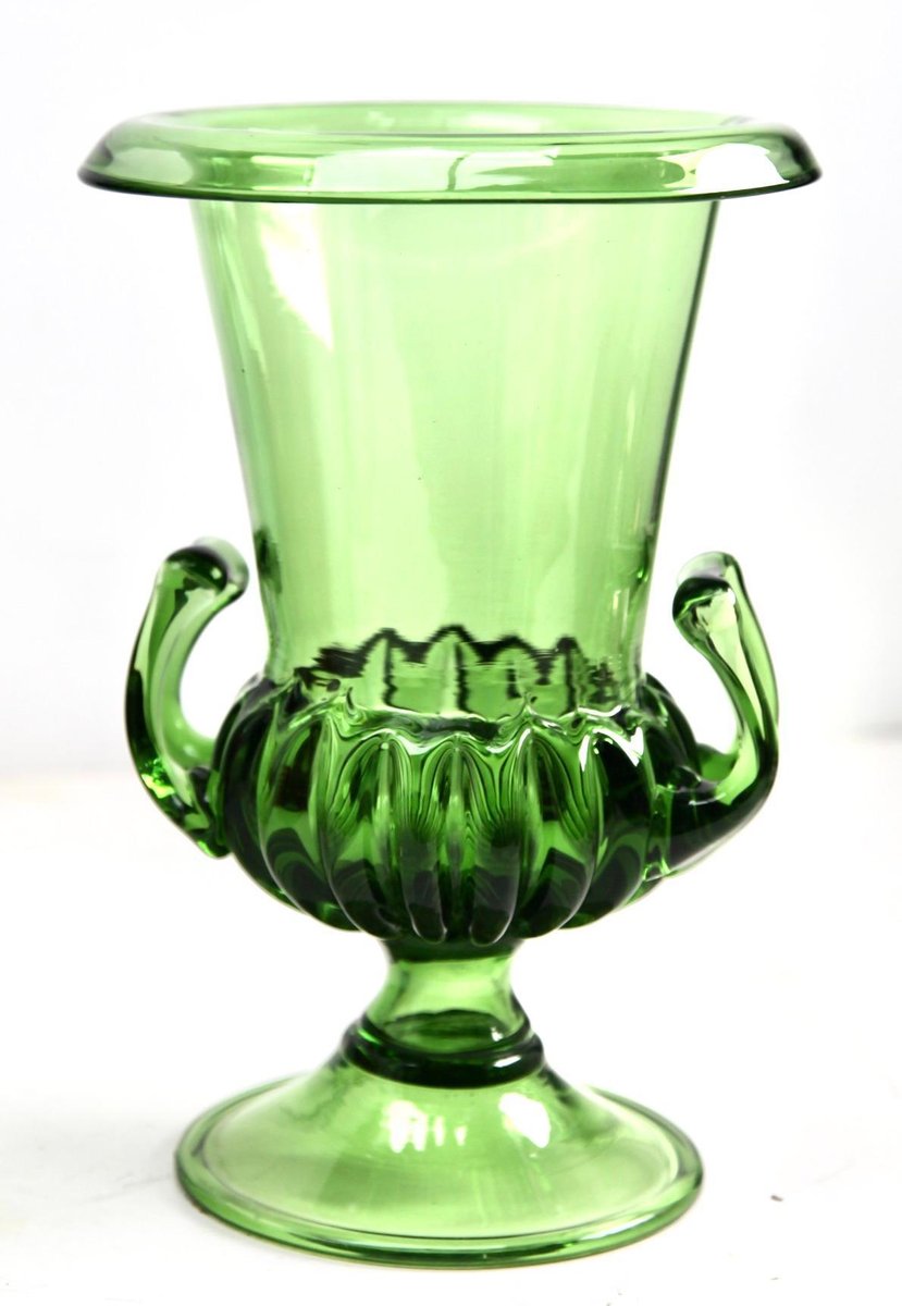 Italian Empoli Vase with Handles, 1960