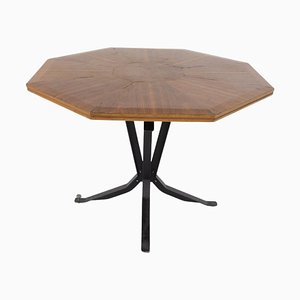 Italian End Table in Iron and Wood by Ignazio Gardella-RCE-1099617