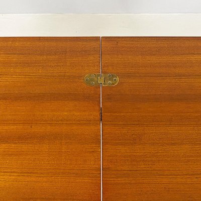 Italian Extendable Dining Table in Wood and Metal, 1960s-GDD-1823281