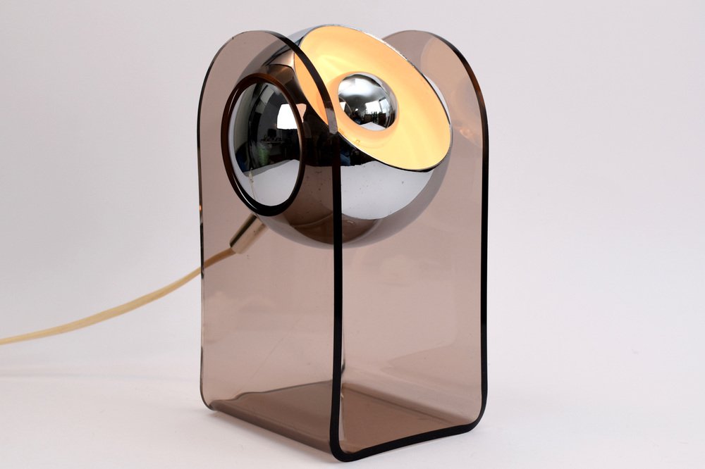 Italian Eyeball Lamp in the Style of Gino Sarfatti