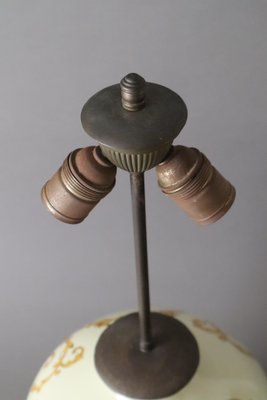 Italian Faience Ceramic Table Lamp, 1920s-ESB-1789747