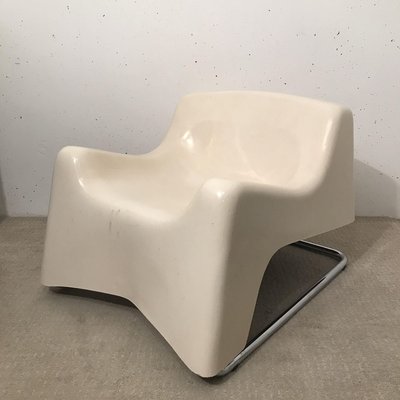 Italian Fiberglass Dining Chair, 1970s-VAM-887616