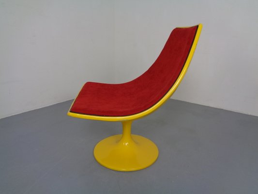 Italian Fiberglass Swivel Chair, 1960s-RDW-811892