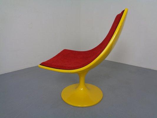 Italian Fiberglass Swivel Chair, 1960s-RDW-811892