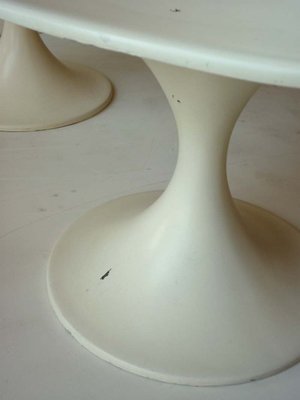 Italian Fibreglass Table & Chairs Set from Play, 1960s, Set of 5-GKB-832523