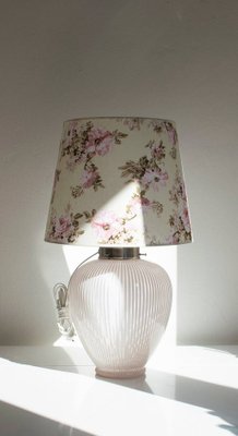 Italian Filigree Table Lamp in Murano Glass-TKI-1354371