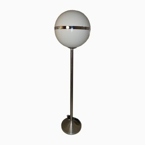 Italian Floor Lamp in Chromed Steel, 1970s-ERB-1299560