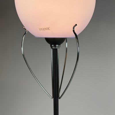 Italian Floor Lamp with Blue Murano Glass, 1990s-RMX-1138239