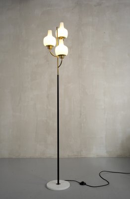 Italian Floor Lamp with Three Lights from Stilnovo, 1950-FQ-1109581