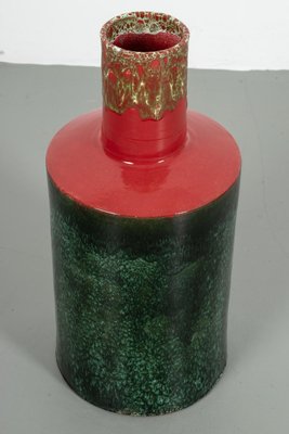 Italian Floor Vase with Drip Glaze-OKG-2031882