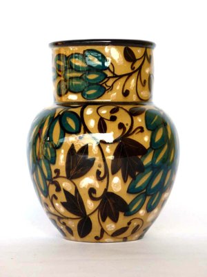 Italian Floral Vase by Albissola Liberty, 1900s-GKB-795822