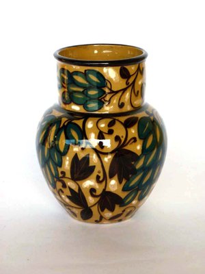 Italian Floral Vase by Albissola Liberty, 1900s-GKB-795822