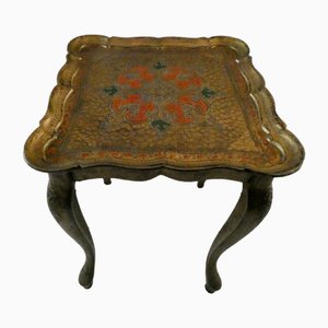 Italian Florentine Side Table, 1950s-ZPI-1735601