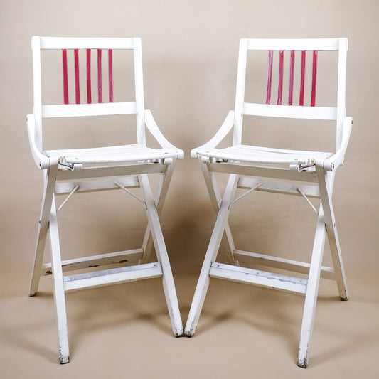 Italian Folding Chairs from Fratelli Reguitti, 1960s, Set of 2