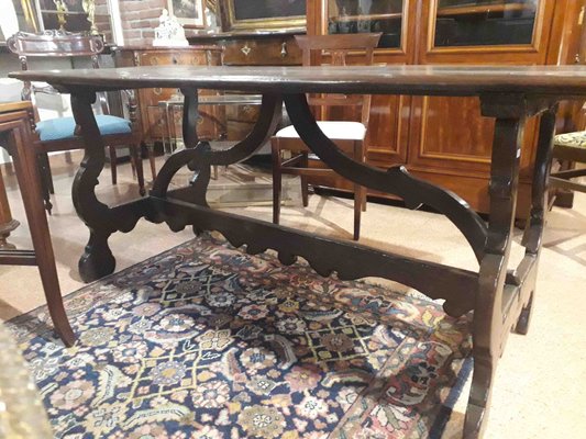 Italian Fratino Table in Walnut, 1700-AKA-1374947