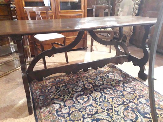 Italian Fratino Table in Walnut, 1700-AKA-1374947