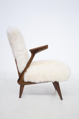 Italian Fur Armchairs by Giuseppe Scapinelli, Set of 2-RCE-1099594