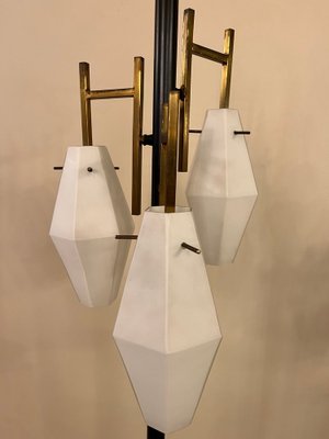 Italian Geometric Floor Lamp in the style of Arredoluce, 1950s-WW-1811665